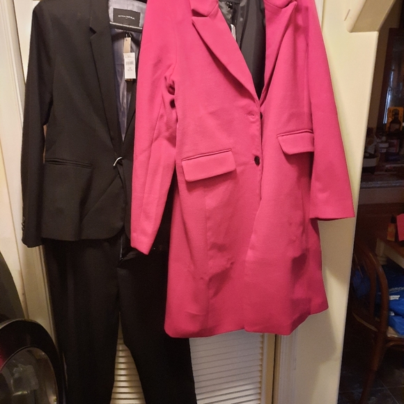 Banana republic Petite12p pants suit n long coat - Picture 4 of 6